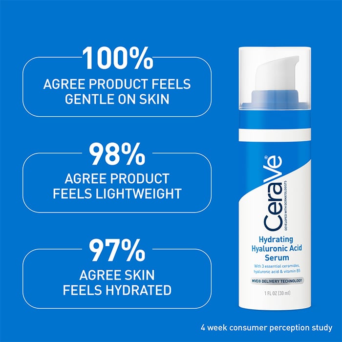 CeraVe Skincare Serums Hydrating Hyaluronic Acid Serum