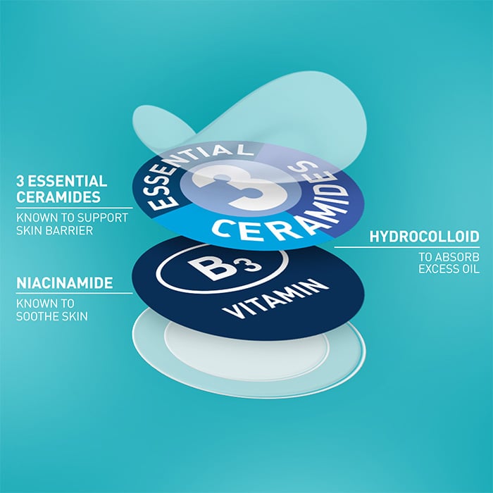 Acne Treatment Still and Swatch on Cheek